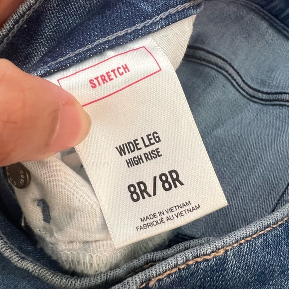 Express wide leg jeans size 8 - Picture 4 of 4